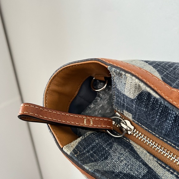 Coach Denim and Tan Signature Tote - Picture 10 of 12